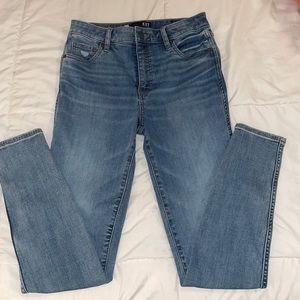 KUT From the Kloth High Rise Mía Toothpick Skinny Blue Jeans